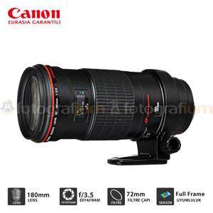 Canon EF 180mm f/3.5L Macro USM Lens - Thumbnail