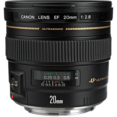 Canon EF 20mm f/2.8 USM Lens