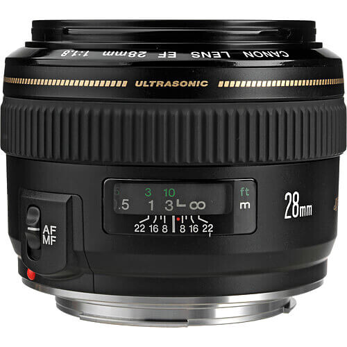 Canon EF 28mm f/1.8 USM Lens