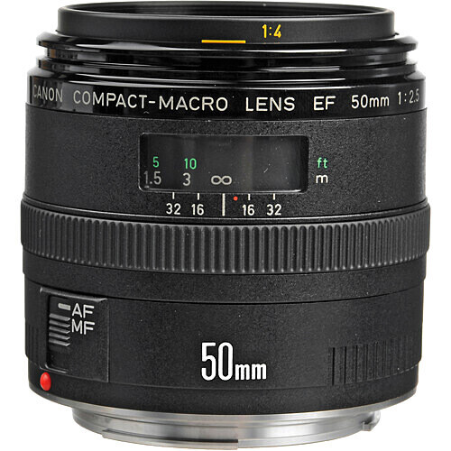 Canon EF 50mm f/2.5 Makro Lens