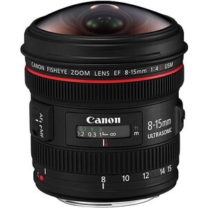 Canon - Canon EF 8-15mm f/4L USM Balık Gözü Lens