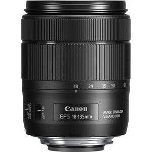 Canon EF-S 18-135mm f/3.5-5.6 NANO IS USM Lens - Thumbnail