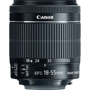 Canon - Canon EF-S 18-55mm f/3.5-5.6 IS STM Lens