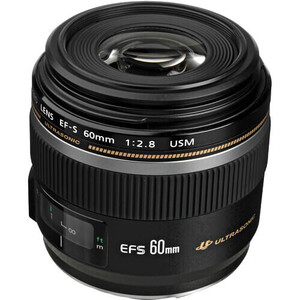 Canon - Canon EF-S 60mm f/2.8 Makro USM Lens ( Kutusuz Sıfır Demo Ürün - Kameraya takılmadı ) (1)