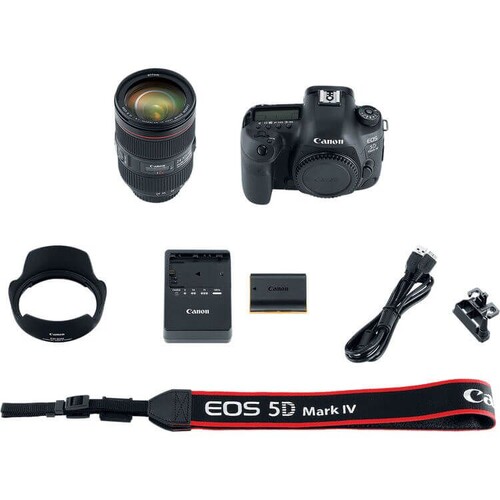 Canon EOS 5D Mark IV 24-105mm f/4L IS II USM Lens DSLR Fotoğraf Makinesi