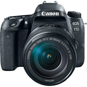 Canon EOS 77D 18-135mm IS USM Nano DSLR Fotoğraf Makinesi - Thumbnail
