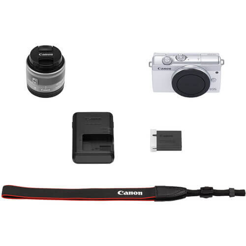 Canon EOS M200 15-45mm IS STM(BEYAZ)