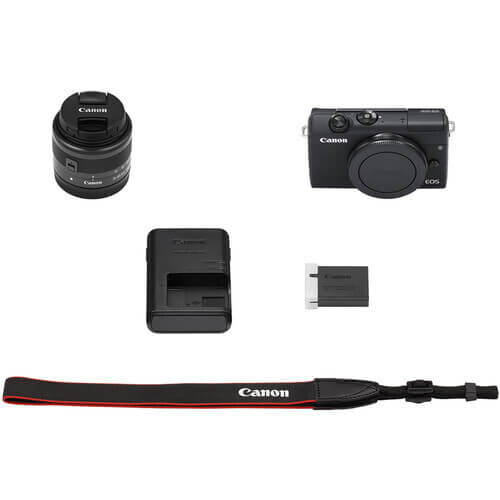 Canon EOS M200 15-45mm IS STM(SİYAH)