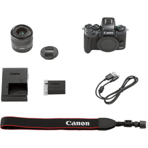 Canon EOS M5 15-45mm Lens Aynasız Digital Kamera - Thumbnail