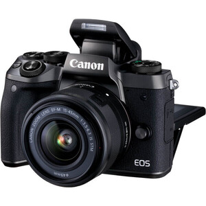 Canon EOS M5 15-45mm Lens Aynasız Digital Kamera - Thumbnail