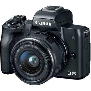 Canon - Canon EOS M50 15-45mm Aynasız Fotoğraf Makinesi (1)