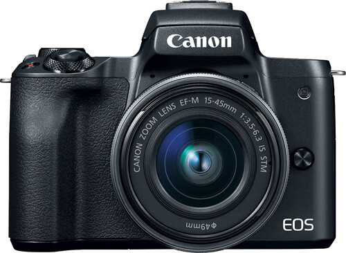 Canon EOS M50 15-45mm Aynasız Fotoğraf Makinesi-Siyah