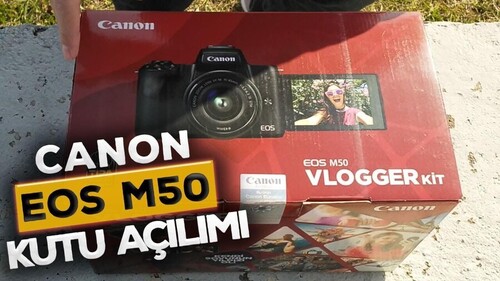 Canon EOS M50 15-45mm Aynasız Kamera Vlogger Kit