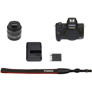 Canon EOS M50 Mark II EF-M 15-45mm IS STM Lens Kit Aynasız Fotoğraf Makinesi - Thumbnail