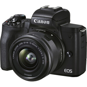 Canon EOS M50 Mark II EF-M 15-45mm IS STM Lens Vlogger Kit - Thumbnail