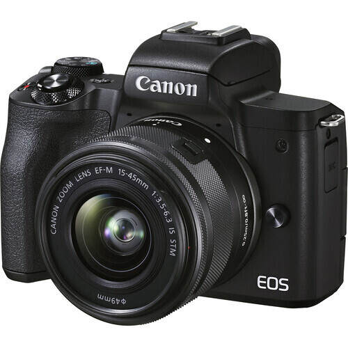 Canon EOS M50 Mark II EF-M 15-45mm IS STM Lens Vlogger Kit 