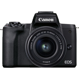 Canon EOS M50 Mark II EF-M 15-45mm IS STM Lens Vlogger Kit - Thumbnail