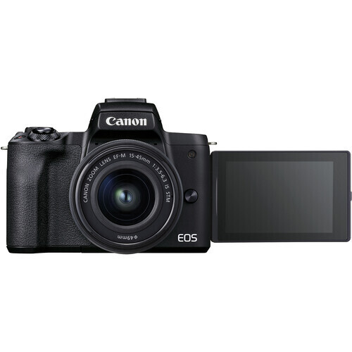 Canon EOS M50 Mark II EF-M 15-45mm IS STM Lens Vlogger Kit 