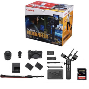 Canon - Canon EOS M6 Mark II Videographer Kit
