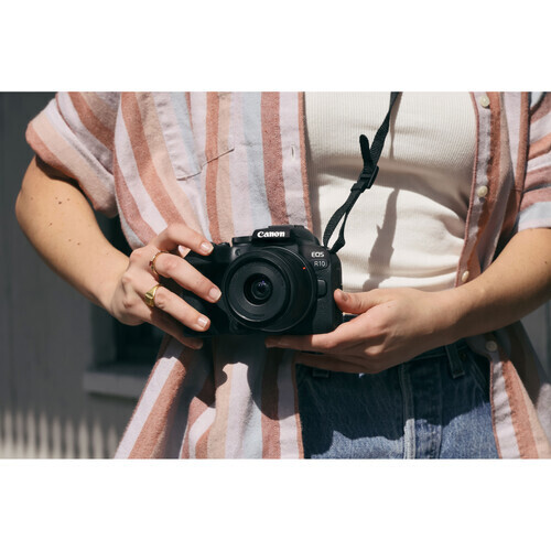 Canon EOS R10 18-45mm Aynasız Fotoğraf Makinesi (EF to EOS R Adaptör İle Birlikte)