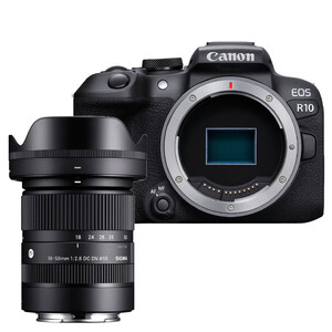 Canon - Canon EOS R10 + Sigma 18-50mm f/2.8 DC DN Contemporary Lens