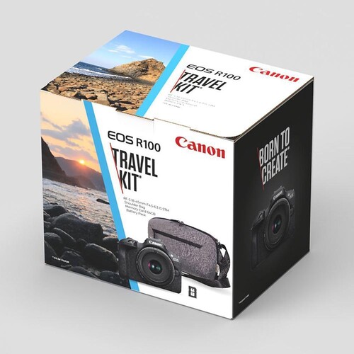 Canon EOS R100 18-45 Travel Kit