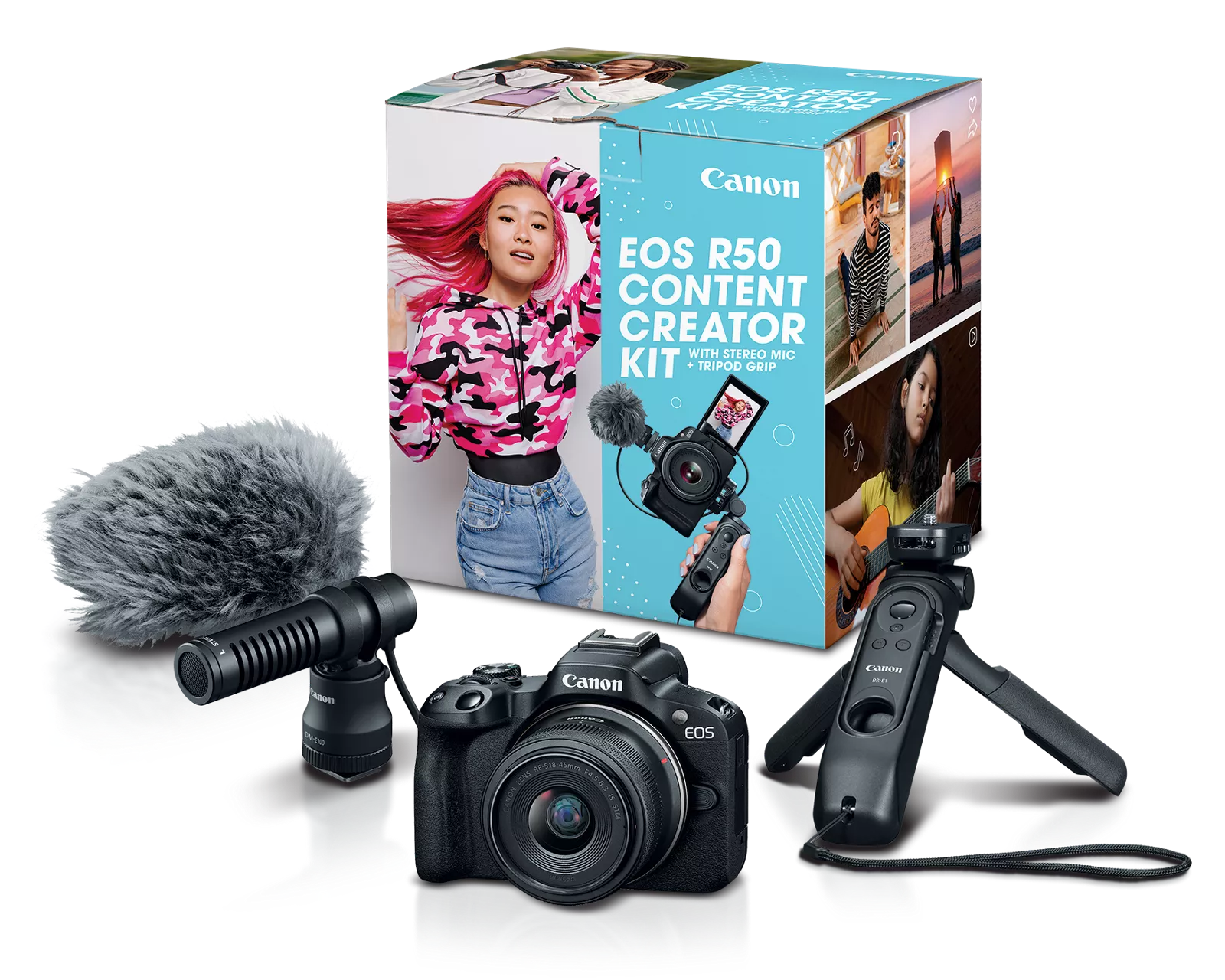 Canon - Canon EOS R50 Content Creator Kit