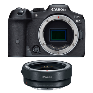 Canon EOS R7 Body Aynasız Fotoğraf Makinesi (EF to EOS R Adaptör İle Birlikte) - Thumbnail