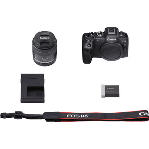 Canon EOS R8 RF 24-50mm f/4.5-6.3 IS STM Lens Kit - Thumbnail