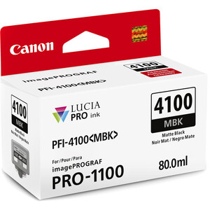 Canon - Canon INK PFI-4100 MBK Matte Black Mürekkep (6776C001)