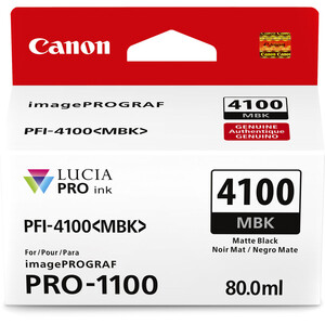 Canon - Canon INK PFI-4100 MBK Matte Black Mürekkep (6776C001) (1)