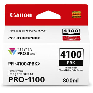 Canon - Canon INK PFI-4100 PBK Photo Black Mürekkep (6777C001) (1)