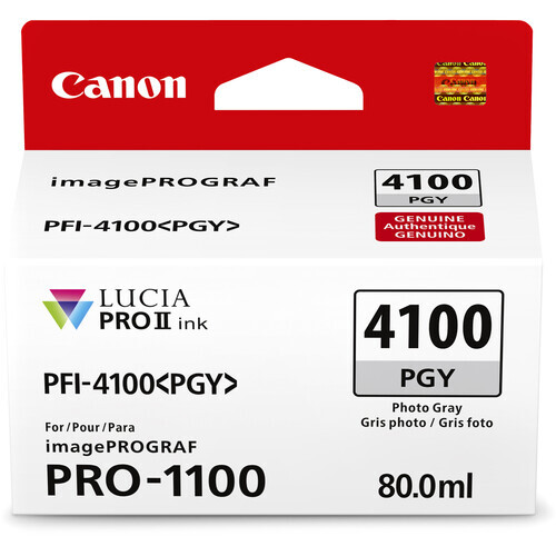 Canon INK PFI-4100 PGY Photo Gray Mürekkep (6784C001)