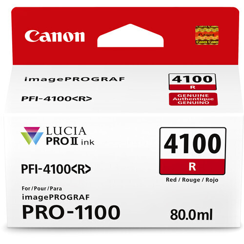 Canon INK PFI-4100 R Red Mürekkep (6785C001)