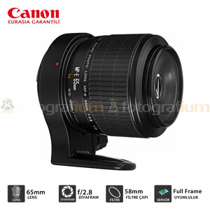 Canon - Canon MP-E 65mm f/2.8 1-5x Makro Lens