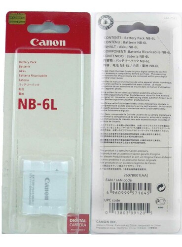 Canon NB-6L Batarya