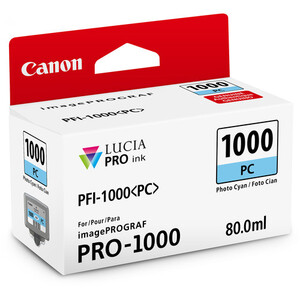 Canon PFI-1000 PC Photo Cyan Mürekkep - Thumbnail