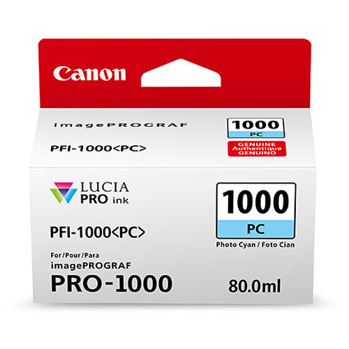 Canon PFI-1000 PC Photo Cyan Mürekkep