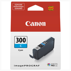 Canon - Canon PFI-300 C Mürekkep Kartuşu - Cyan (4194C001)