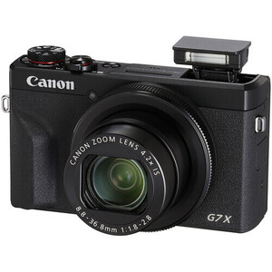 Canon PowerShot G7X Mark III Dijital Fotoğraf Makinesi (Siyah) - Thumbnail