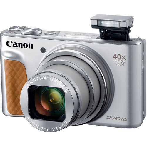 Canon PowerShot SX740 HS Dijital Kamera (Gümüş)