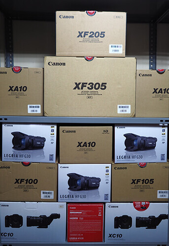 Canon XF105 E Profesyonel HD Video Kamera