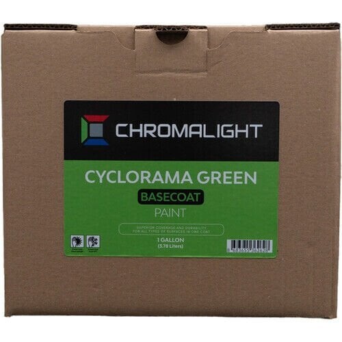 ChromaLight Cyclorama Yeşil Baz Kat Chroma Key Boya (1 Galon = 3,78 Litre)