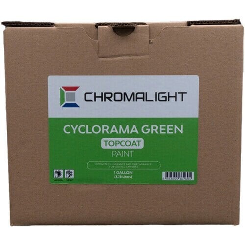 ChromaLight Cyclorama Yeşil Üst Kat Chroma Key Boya (1 Galon = 3,78 Litre)