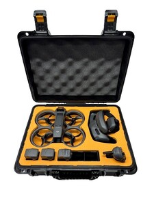 Clascase - Dji Avata 2 Googles 3 Uyumlu Hardcase Drone Taşıma Çantası ClasCase C029