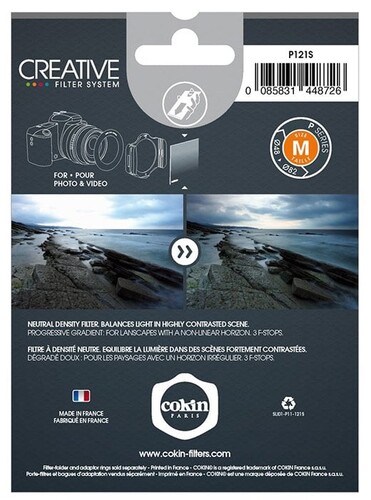 Cokin Gradyan Neutral Grey G2-Soft (ND8) (0.9) Filtre P121 S