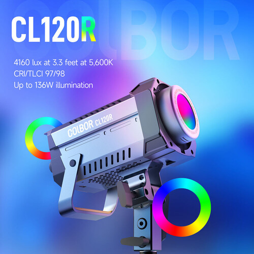 Colbor CL120R 120W RGB COB LED Video Işığı