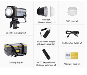 Colbor CL120R 120W RGB COB LED Video Işığı - Thumbnail