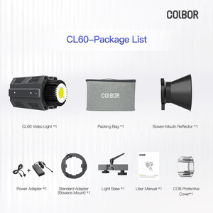 COLBOR CL60 Bi-Color LED Işık - Thumbnail