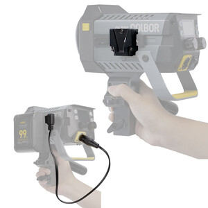 Colbor VM3 V-Mount Adaptör ve D-Tap - XLR Batarya Kablosu - Thumbnail